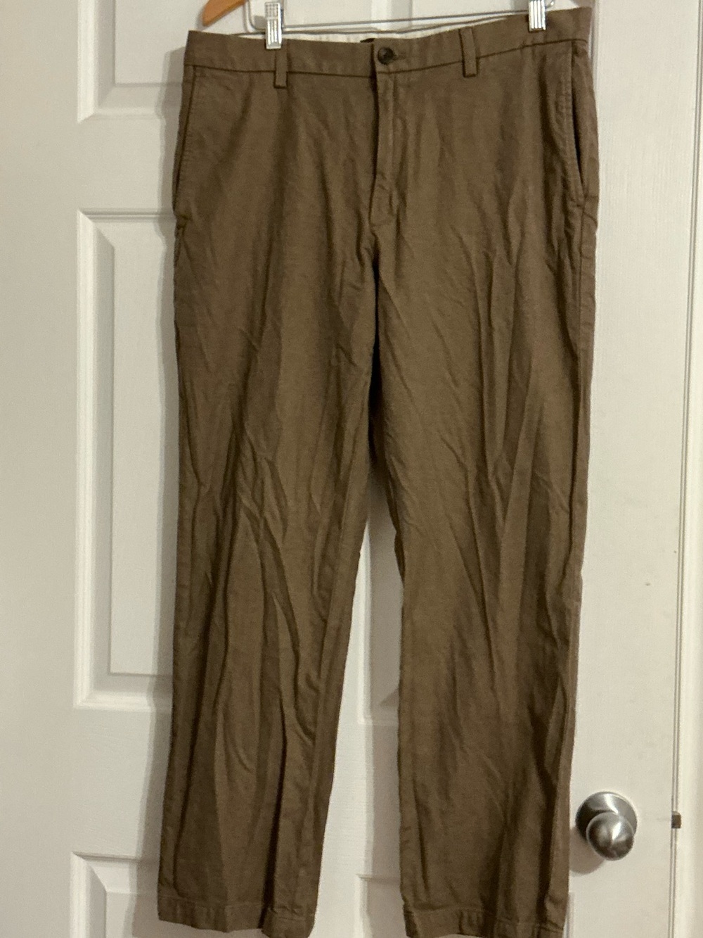 🎉 3 for $20🎉 Banana Republic Men's Fine Herringbone Gavin Cotton Pants in Coffee